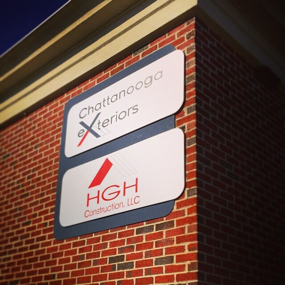 Chattanooga exteriors custom sign