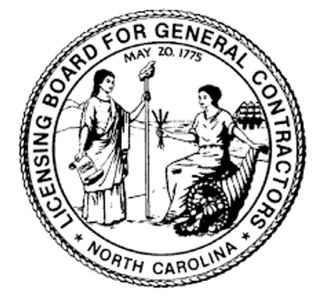 Nc board gen contractors