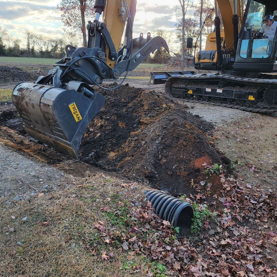 Storm Drain Installation in NC, Fayetteville NC storm drainage, storm drain installation