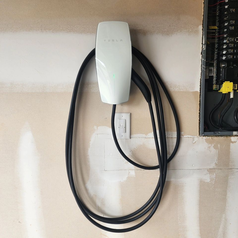 Tesla ev charger youngsville