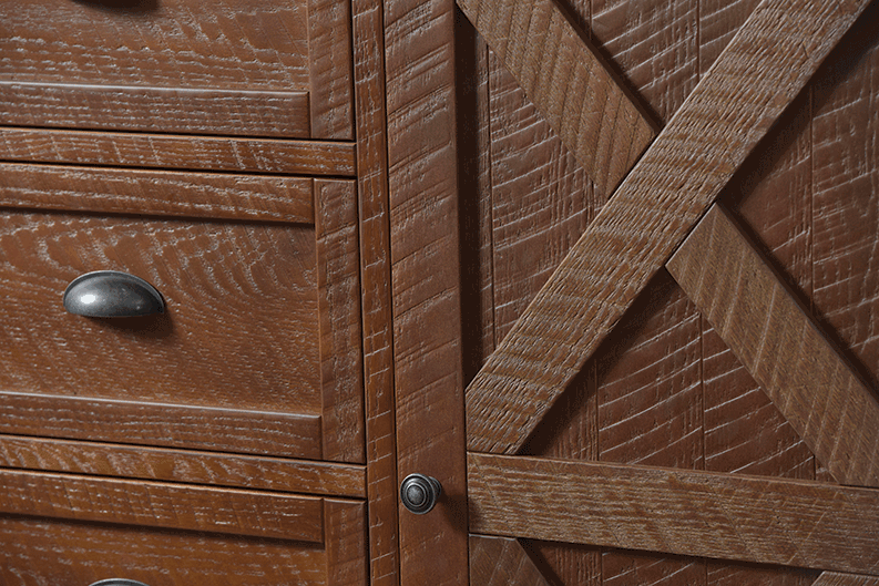 Trf timber lake door effect