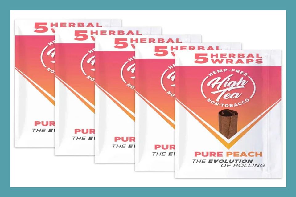High Tea Pure Peach Wraps