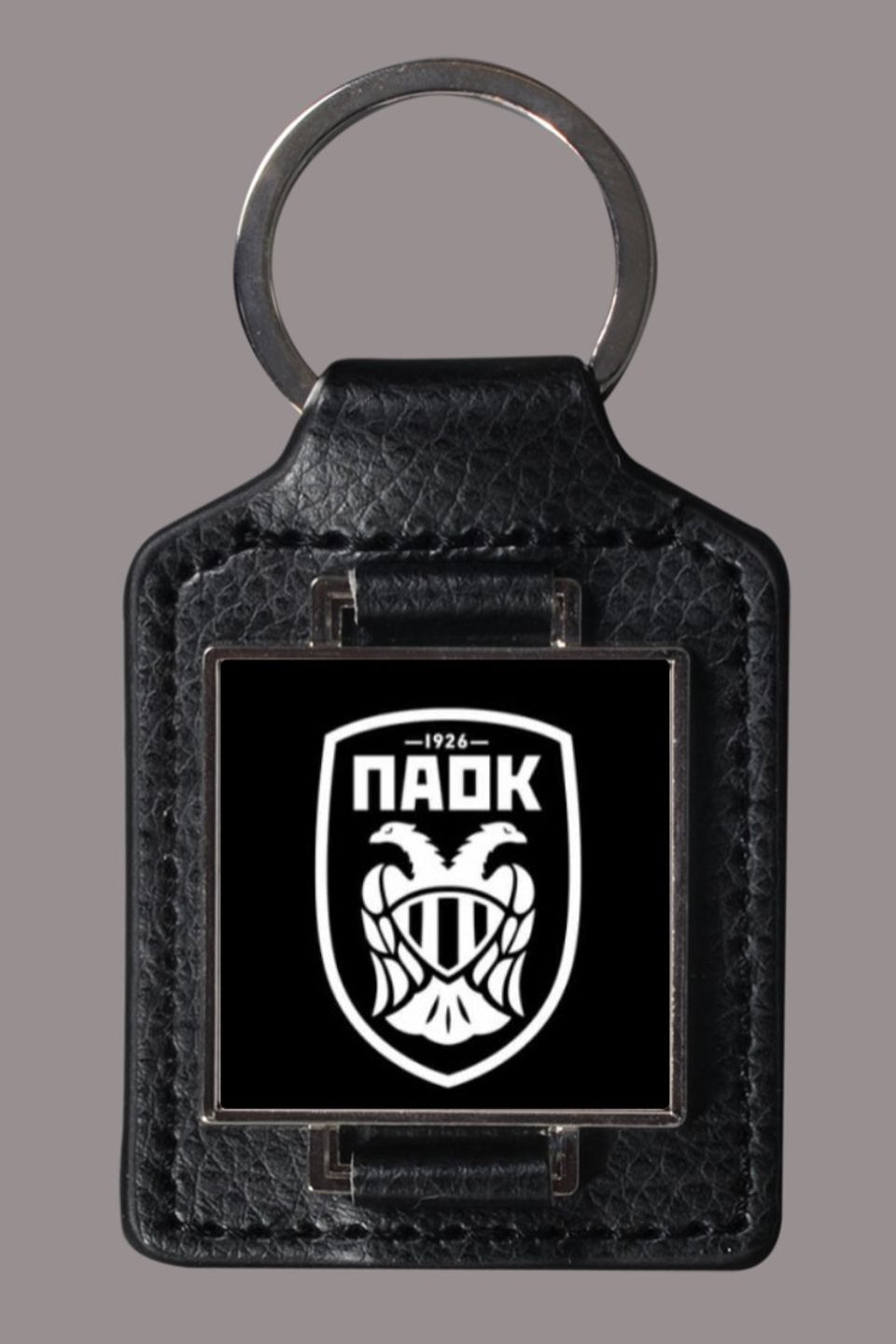 Paok key chain leather