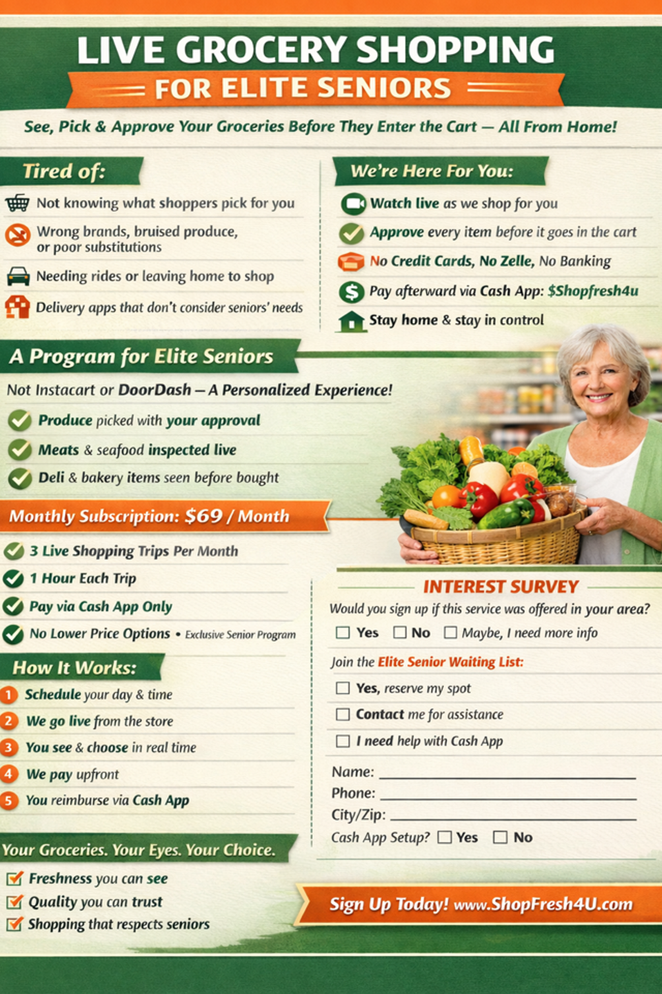Shopfresh4u flyer