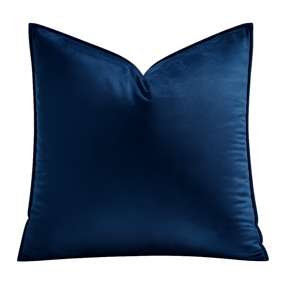 Navy pillow