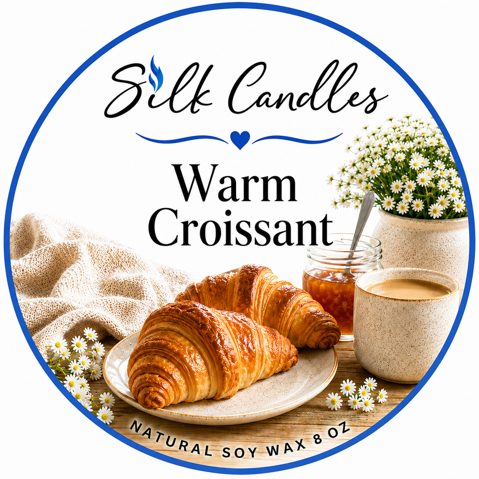 Warm croissant color label