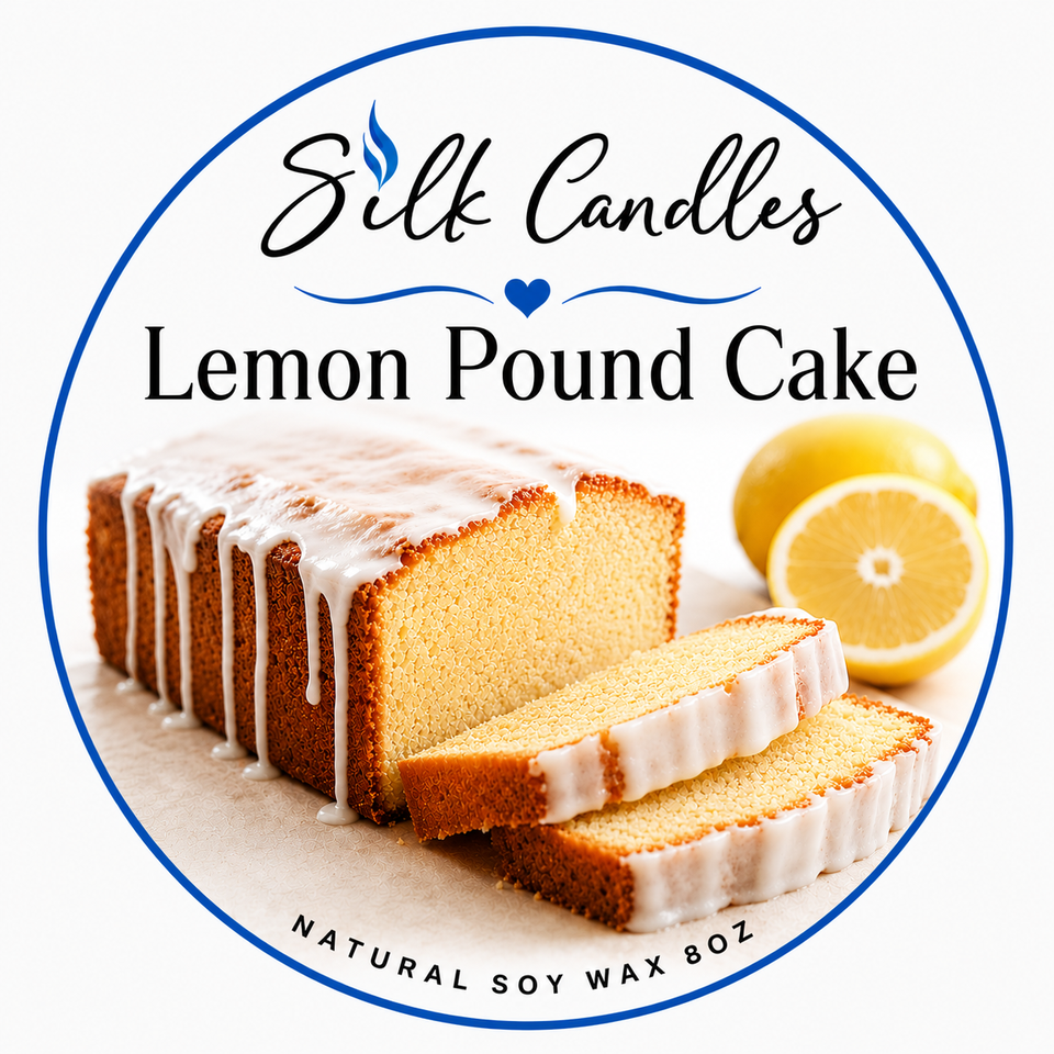 Lemon pound cake color label