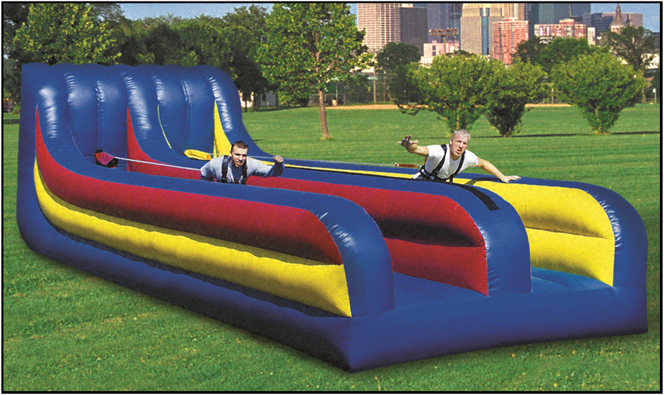 Bungee run double lane