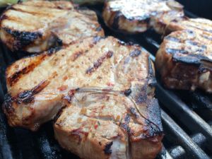 Pork chop thick cut bone in