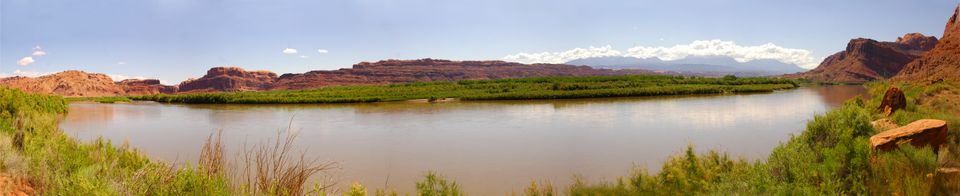 Moab river panorama
