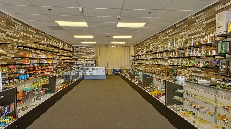 Smoke Guru - Interior View Featuring a Wide Array of Products.