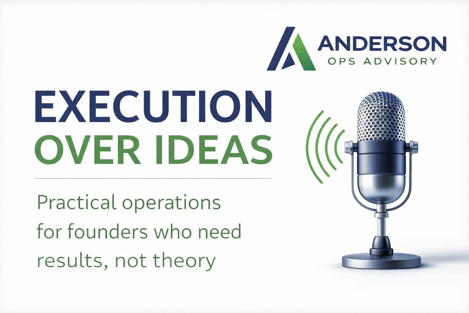 Execution over ideas cover design