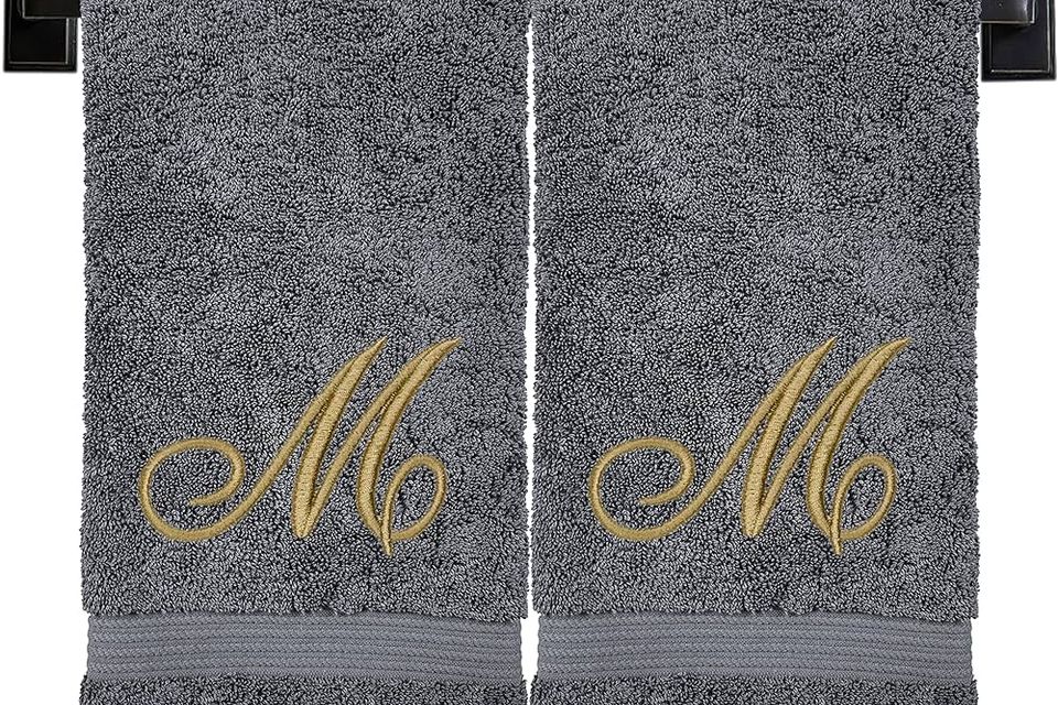 Monogramed towels