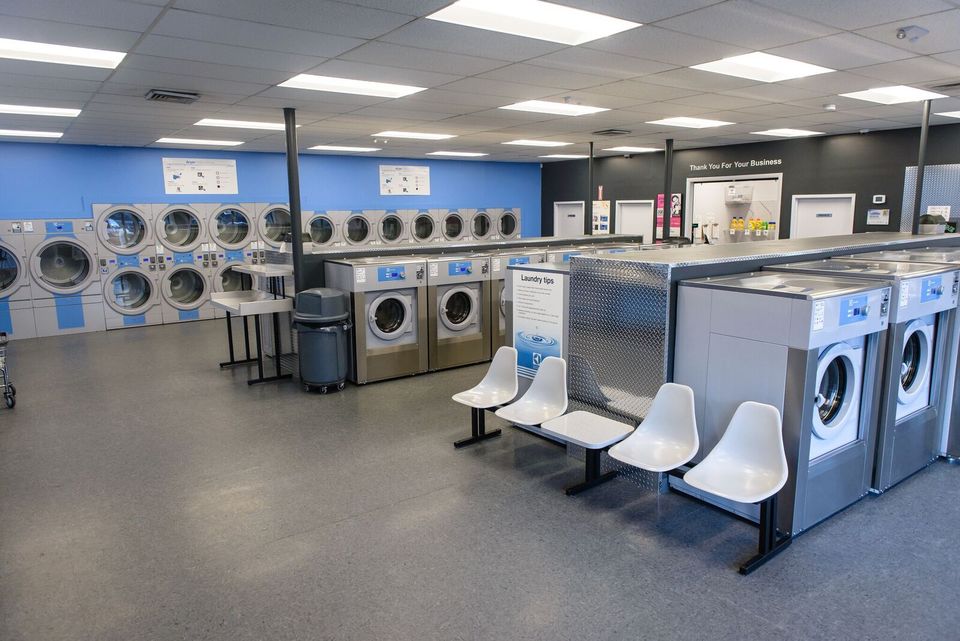 Laundromat store layout