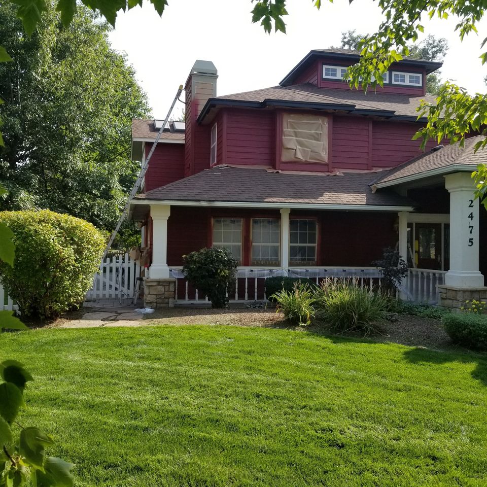 During house painting in eagle id