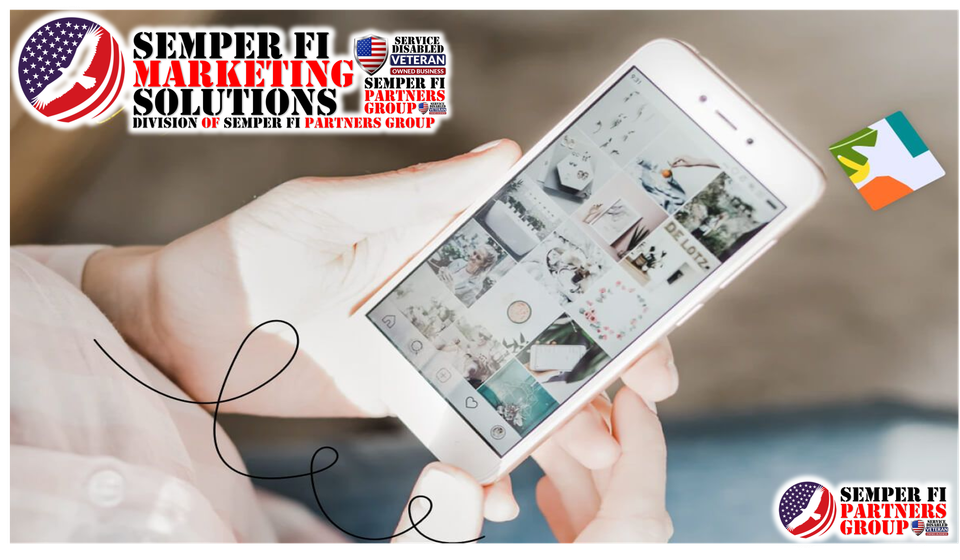 Logo instagram professional carousel posts   semper fi marketing solutions