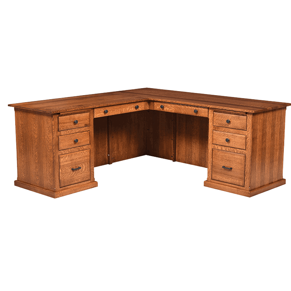 Sf salem sgl ped jr executive l desk