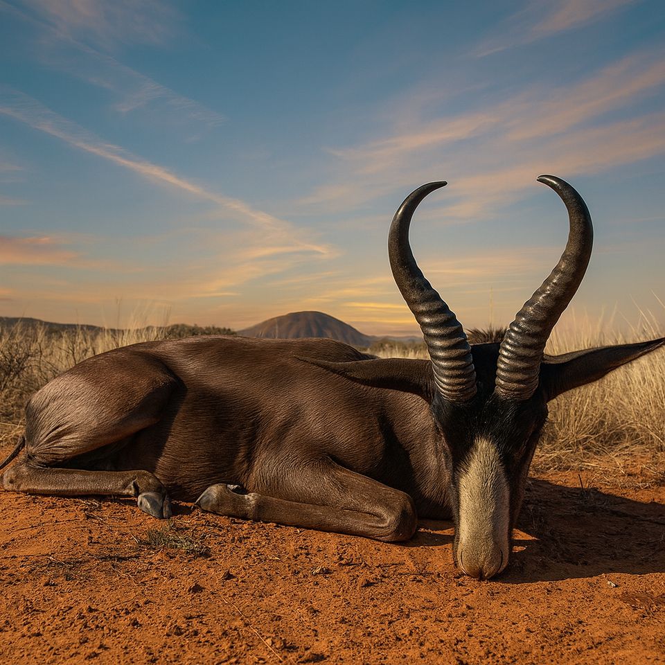 Black springbuck africa