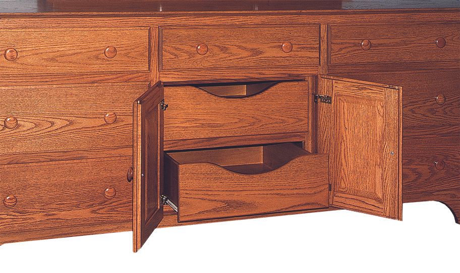 Cwf dresser hidden drawers