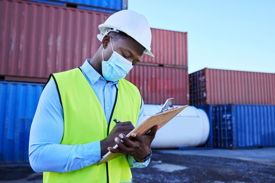 Black industrial worker