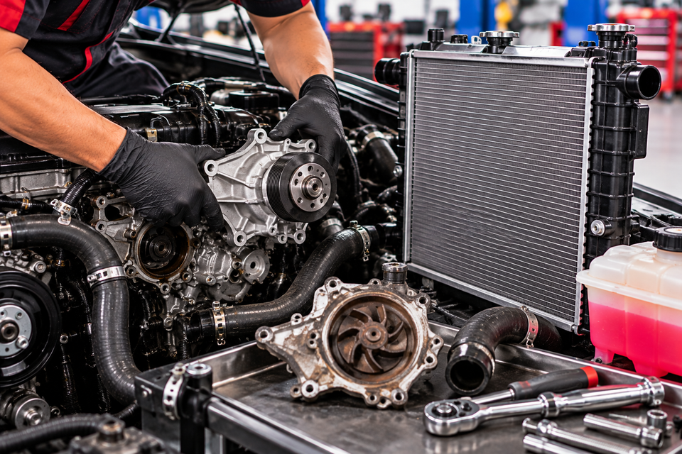 Water pump & radiator service