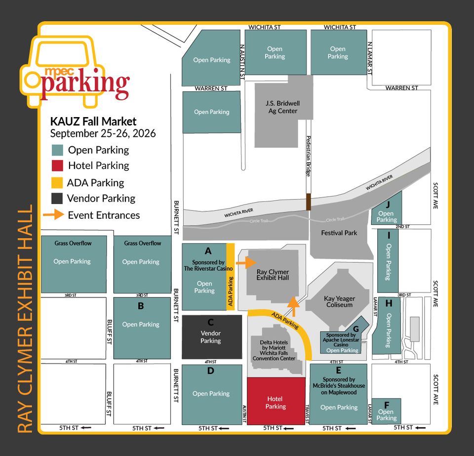 Fall market parking map 2026 rev
