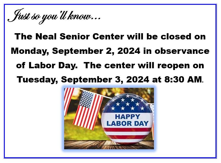 Labor day closing