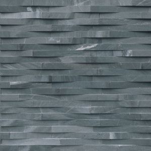 Cosmic black 3d wave stacked stone panels