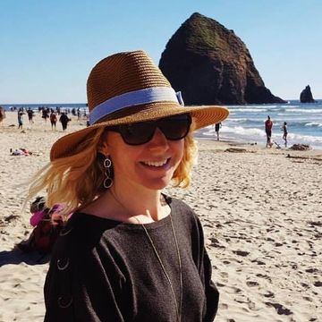 Haystack rock in Portland