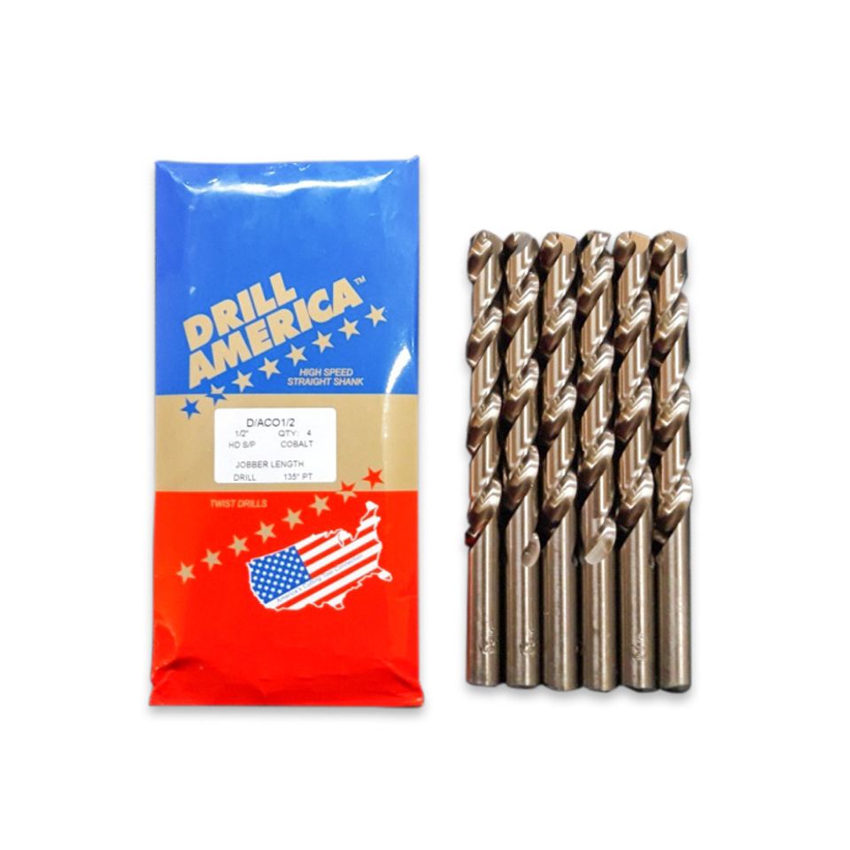 America cobalt steel drill bits