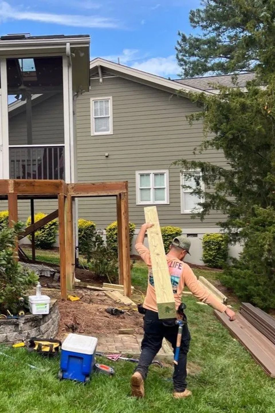 deck repair company north carolina nc, ers construction deck repair, deck repair company raleigh wake forest rolesville knightdale