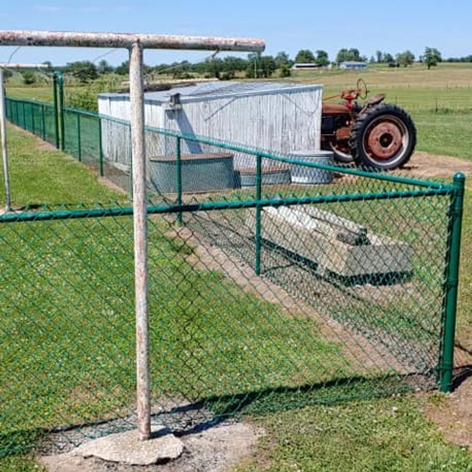 pvc coated chain link fence