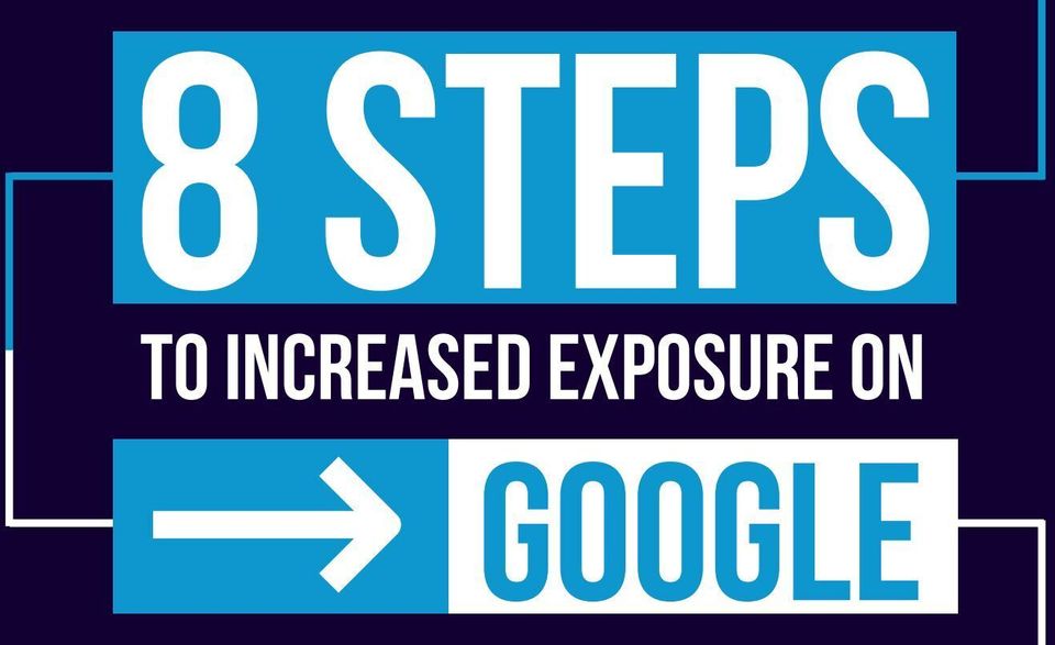 8 steps to increase exposure on google