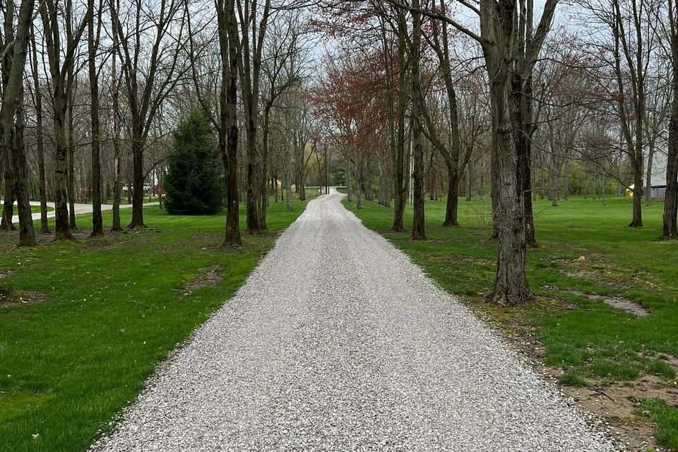 Gravel driveway