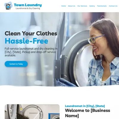 Laundromat dry cleaning laundry website design theme original