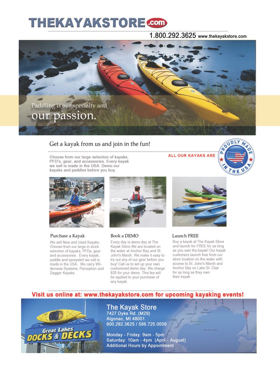 Thekayakstore flyer