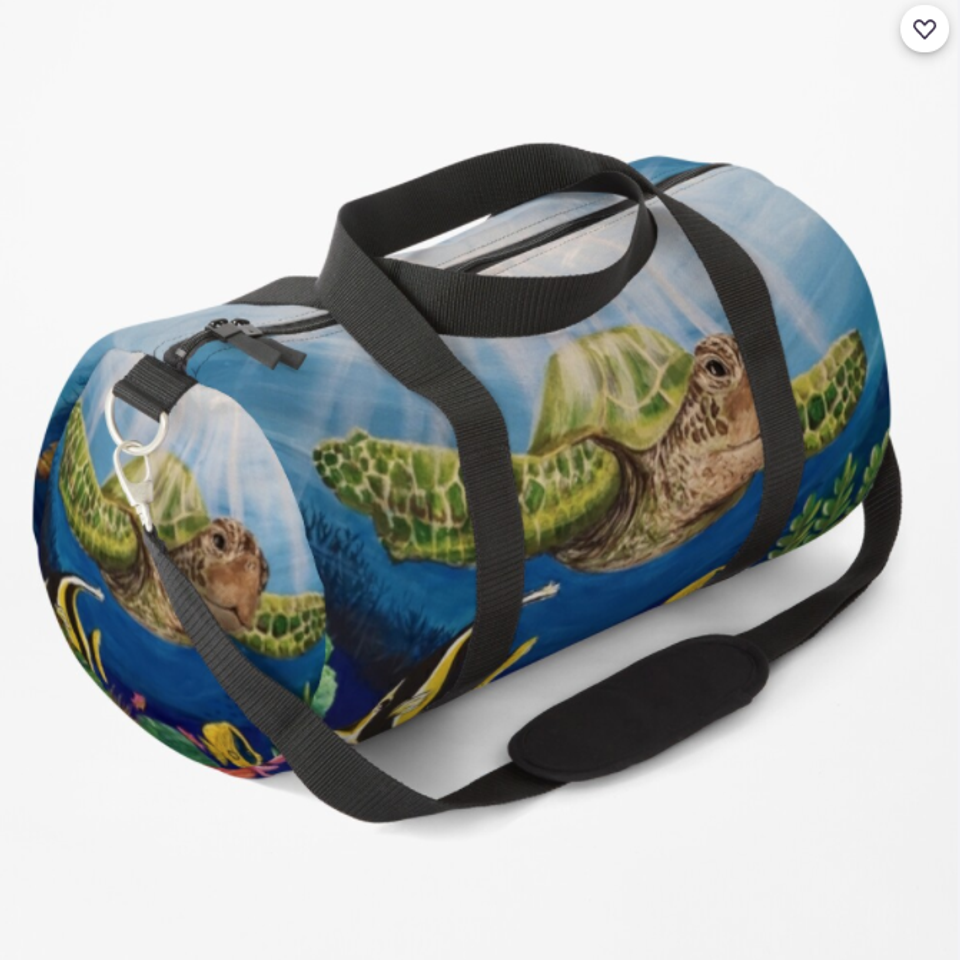 Sea turtle duffle