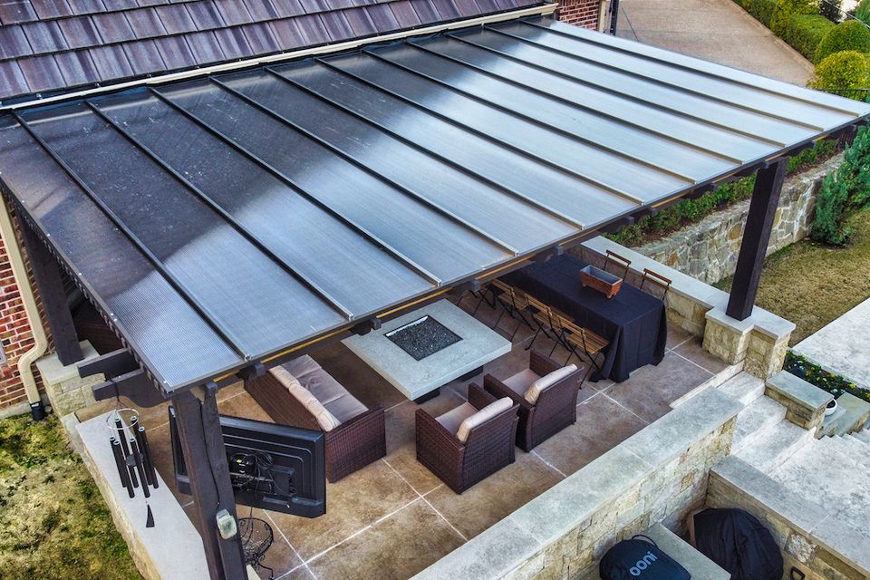 Select outdoor solutions   tulsa oklahoma   covered pergolas   pergola cover options   plastic   cover your pergola   hercules