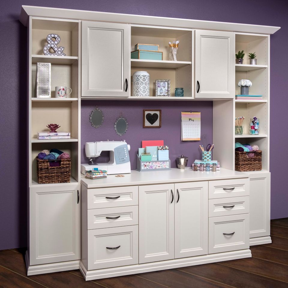 Antique white allegra craft room may 2017 1