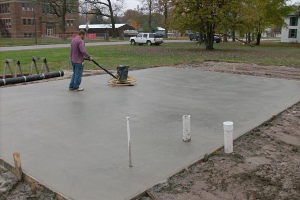 concrete slab foundation