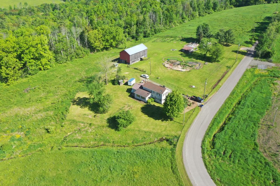 2025 arial drone looking west north homestead