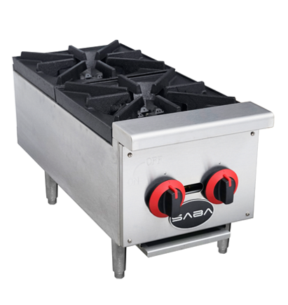 Commercial Restaurant Counter Top 2 Burner Hot Plate