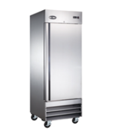 Commercial Restaurant Reach In Cooler or Freezer with One Solid Stainless Steel Door