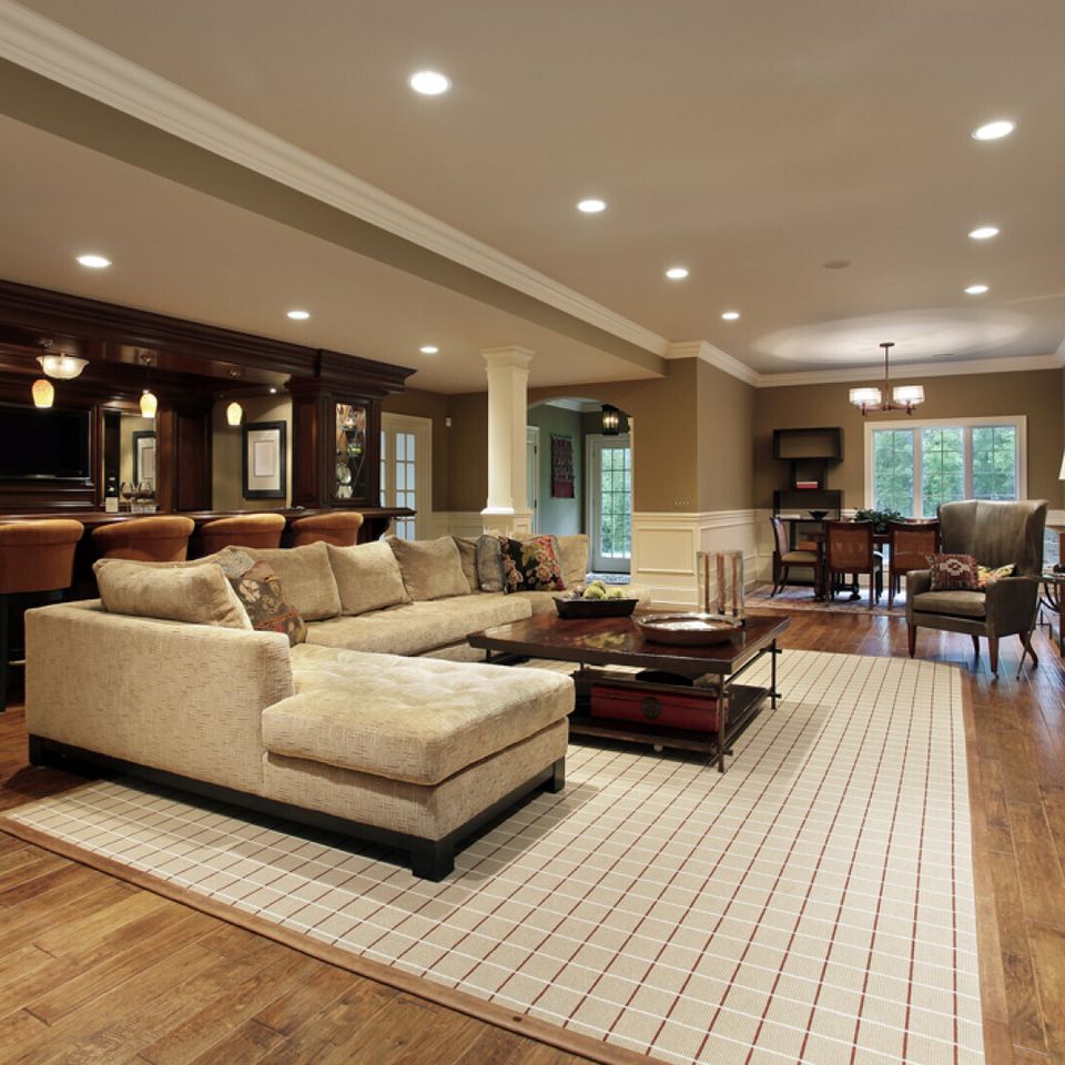 Basement in luxury home with b 18131438