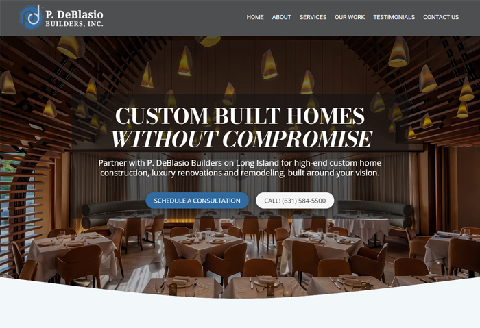Pdeblasio builders website