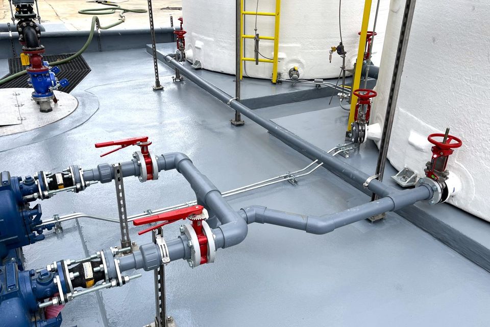 Example of our expert Concrete Polishing in a Texas factory.