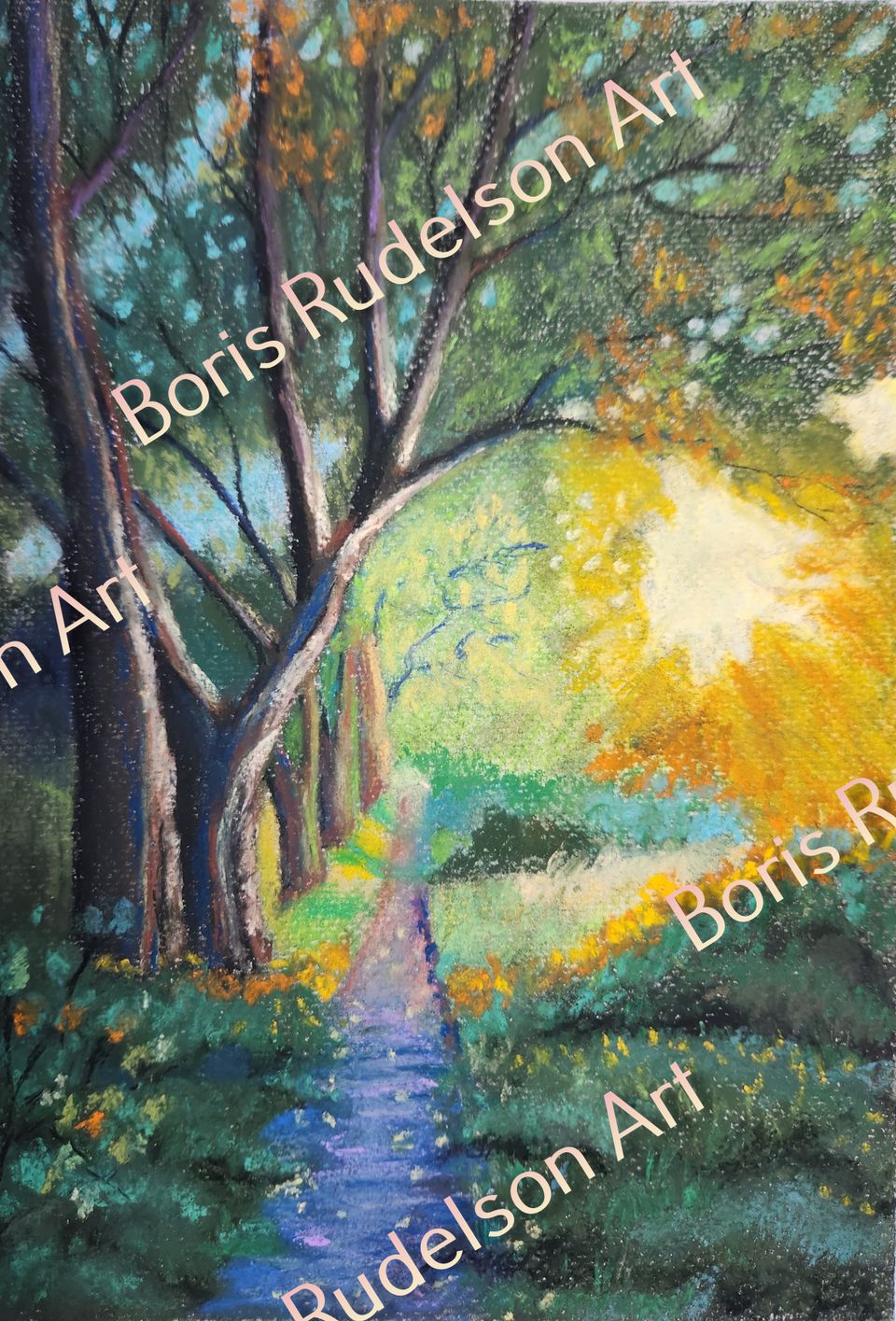 Pastel. Forest