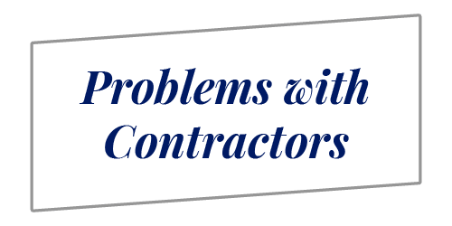 Icons problems with contractors