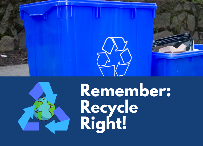 Recycle right reminder