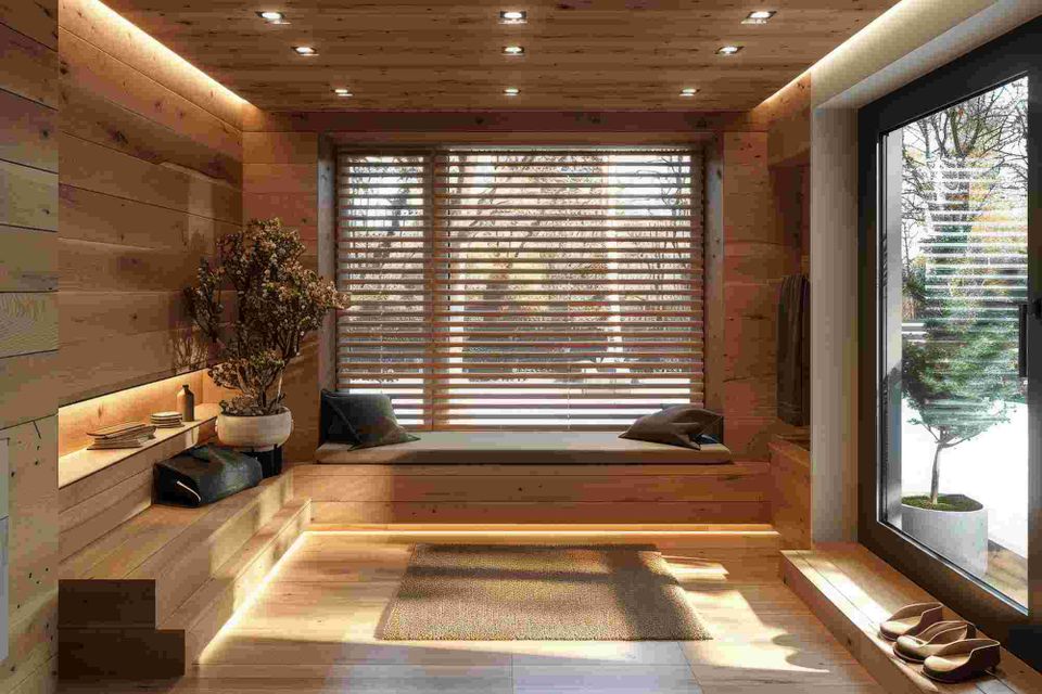 Small shaded interiors